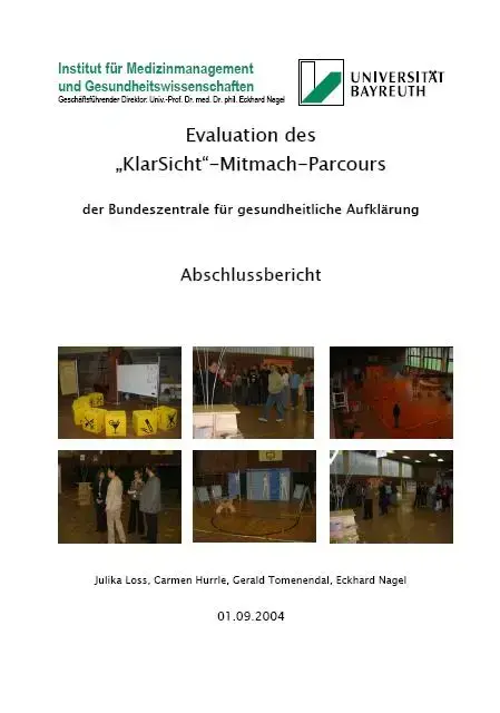ev_klarsicht-2004-l.JPG Titelblatt "Evauation des Klarsicht-Mitmach-Parcours"
