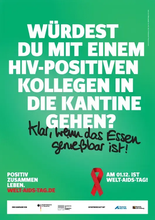 Welt-Aids-Tag 2014
Positiv zusammen leben.