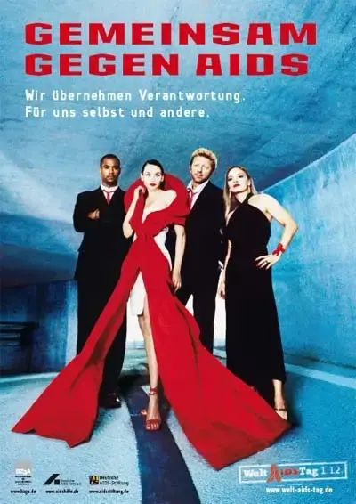 2005
Welt-Aids-Tag 1. Dezember 2005 "Gemeinsam gegen Aids. Wir übernehmen Verantwortung. Für uns selbst und für andere."