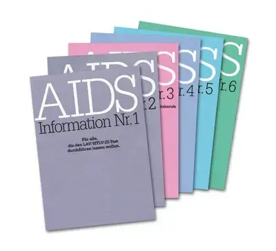 1985-1987
"Aids-Informationen Nr. 1 bis 6"
