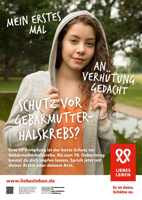LIEBESLEBEN - Anzeige der HPV-Teilkampagne LIEBESLEBEN - Anzeige der HPV-Teilkampagne