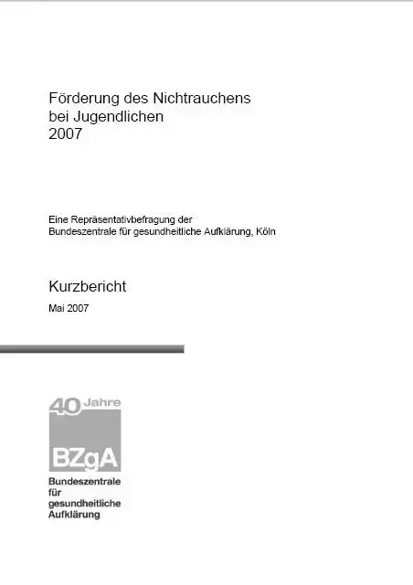 nichtrauchen-2007-k.JPG Titelblatt "Förderung des Nichtrauchens bei Jugendlichen 2007"
