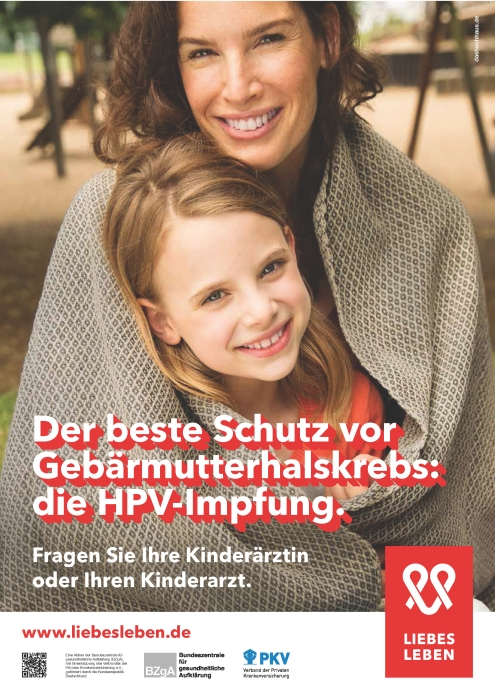 LIEBESLEBEN - Anzeige der HPV-Teilkampagne LIEBESLEBEN - Anzeige der HPV-Teilkampagne