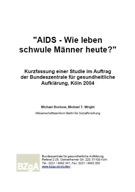Titelbild "AIDS - Wie leben schwule Männer heute?"