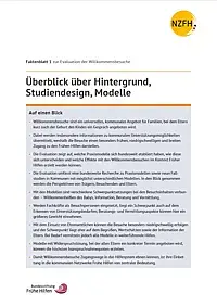 Cover der Faktenblätter NZFH zu Willkommensbesuchen