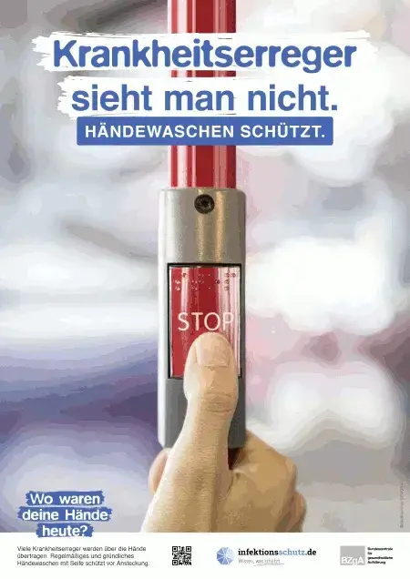 Plakate zum Händewaschen Serie "Wo waren deine Hände heute?" Plakate zum Händewaschen Serie "Wo waren deine Hände heute?"