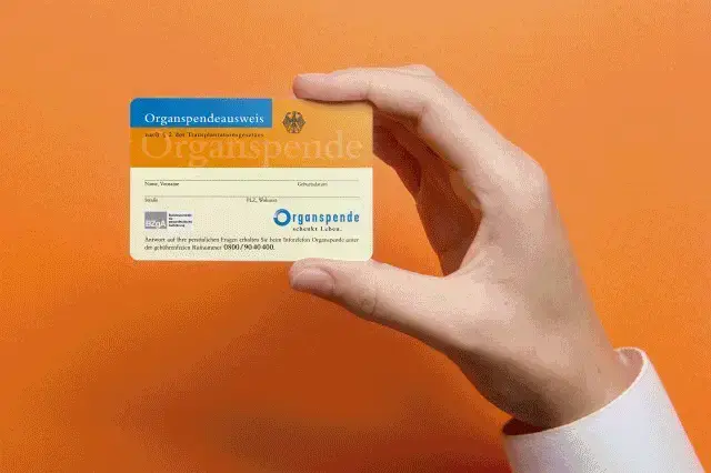 Organspende Motive "Organspende - Die Entscheidung zählt!"