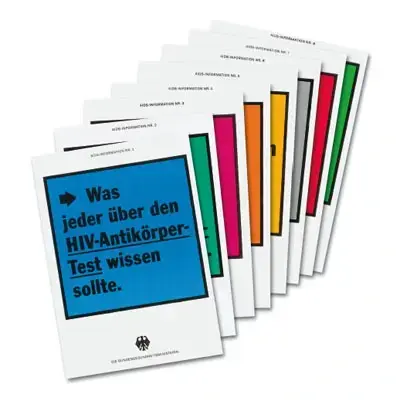 1988 - 1990
"Aids-Information Nr. 1 bis 8"