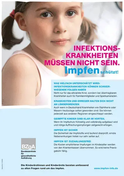 Plakate zu Impfungen im Kindesalter Plakate zu Impfungen im Kindesalter