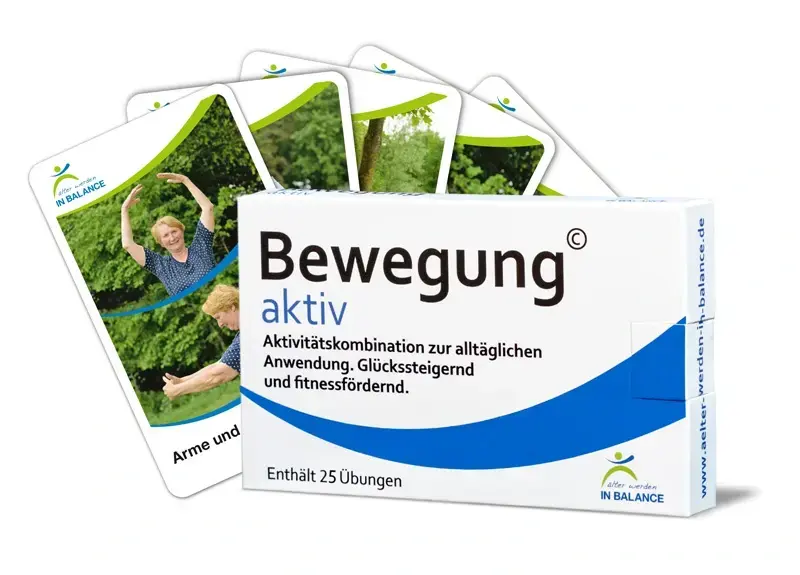 Älter werden in Balance
Bewegungspackung Älter werden in Balance
Bewegungspackung