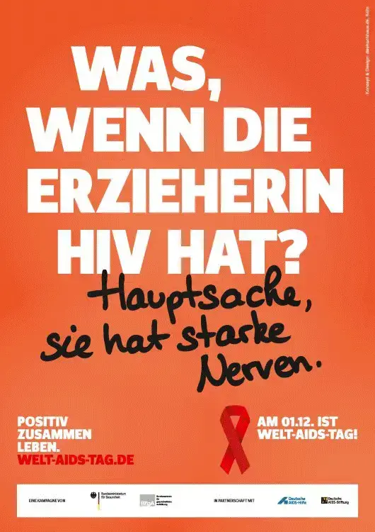 Welt-Aids-Tag 2015
Positiv zusammen leben.