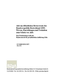 Titelbild "Aids im öffentlichen Bewusstsein 1999"