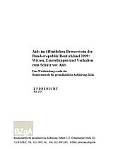 Titelbild "Aids im öffentlichen Bewusstsein 1999"