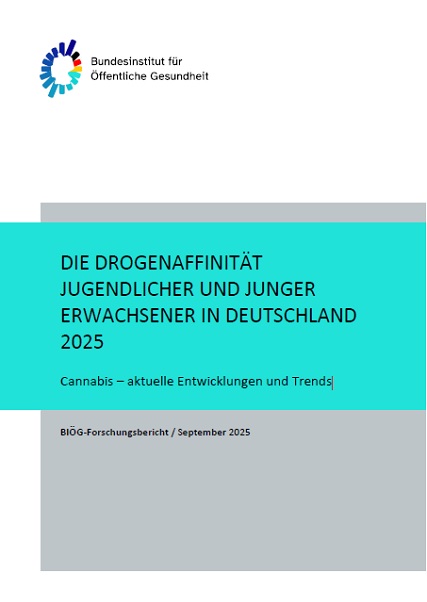 Cover der Drogenaffintätsstudie 2025